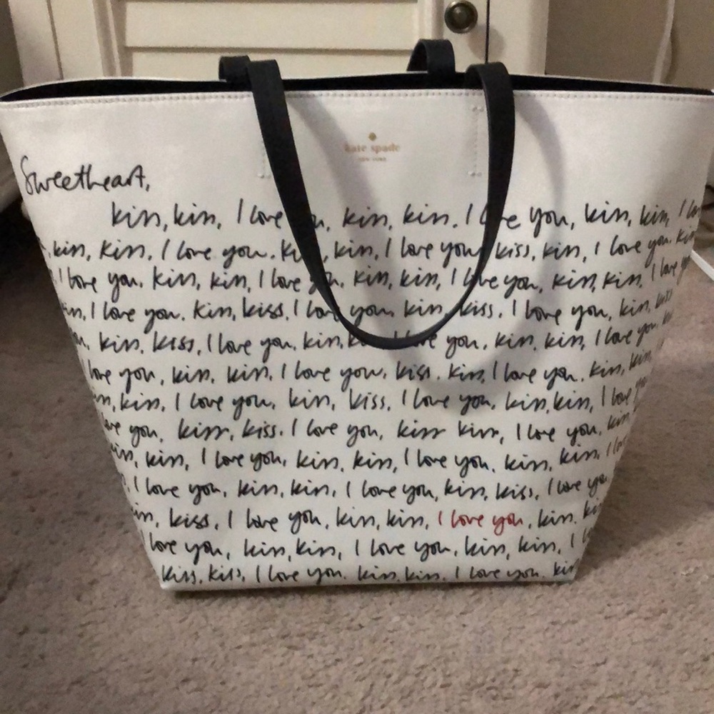 Kate Spade kiss kiss large tote